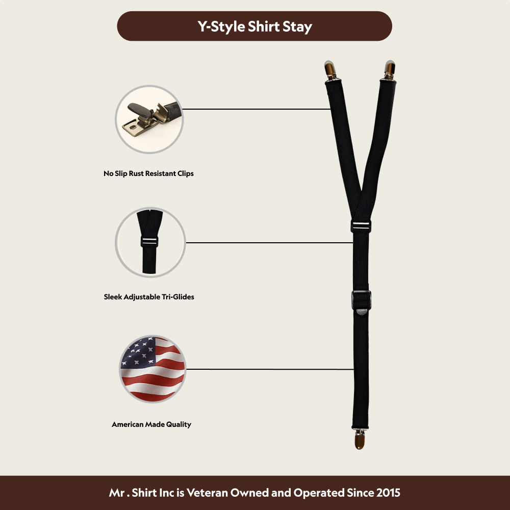 The Mr. Shirt Y-Style Shirt Stay