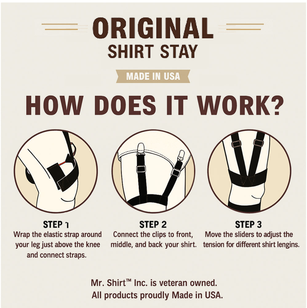 The Mr. Shirt "Original" Shirt Stay