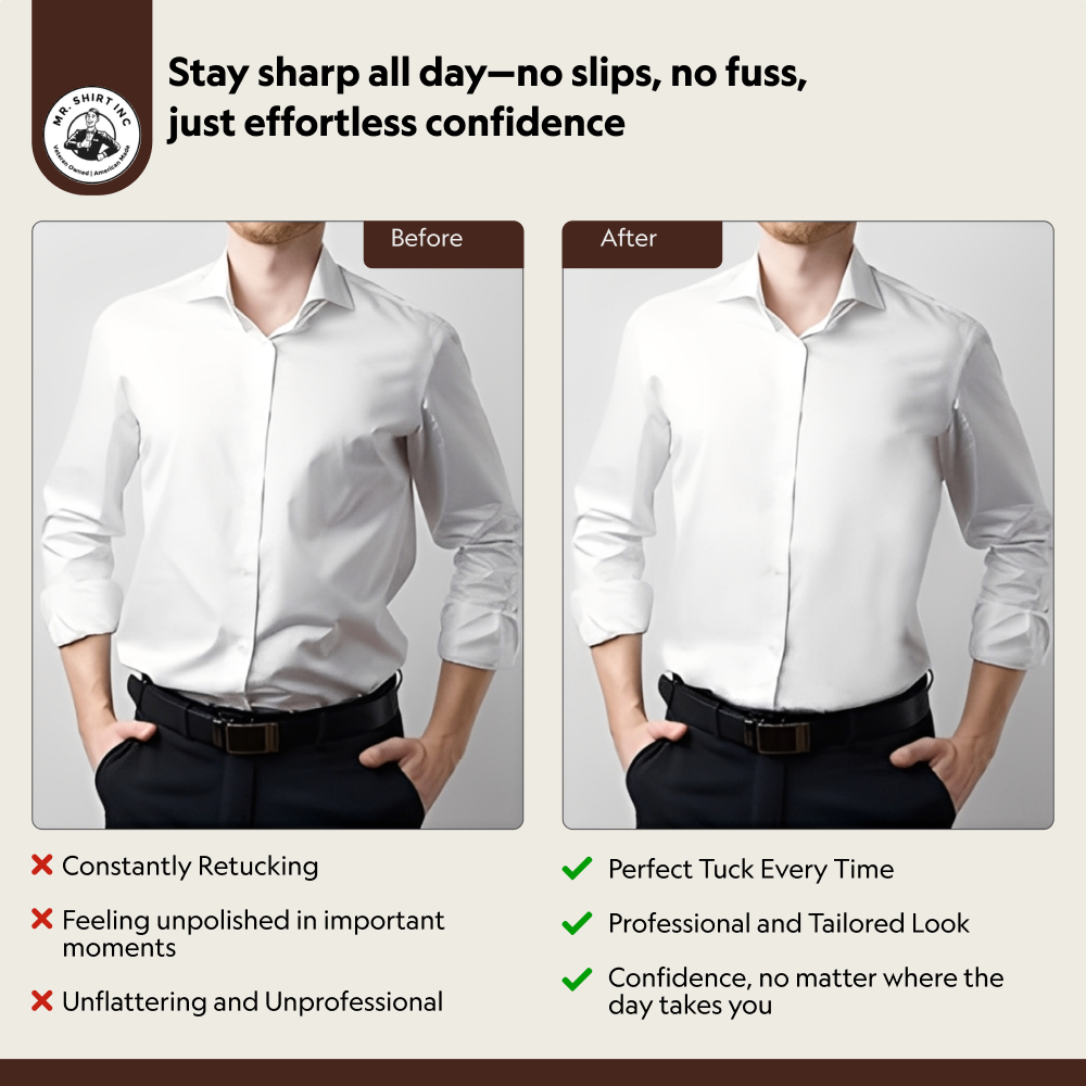 The Mr. Shirt Stirrup Shirt Stay