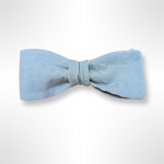 The Smurf - Baby Blue Gingham Bow Tie