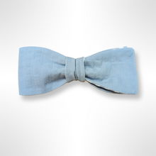Load image into Gallery viewer, The Smurf - Baby Blue Gingham Bow Tie