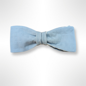 The Smurf - Baby Blue Gingham Bow Tie
