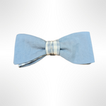 The Smurf - Baby Blue Gingham Bow Tie