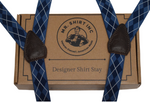 Sapphire Check Designer Shirt Stay