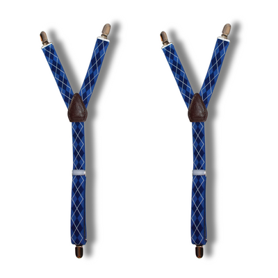 Sapphire Check Designer Shirt Stay