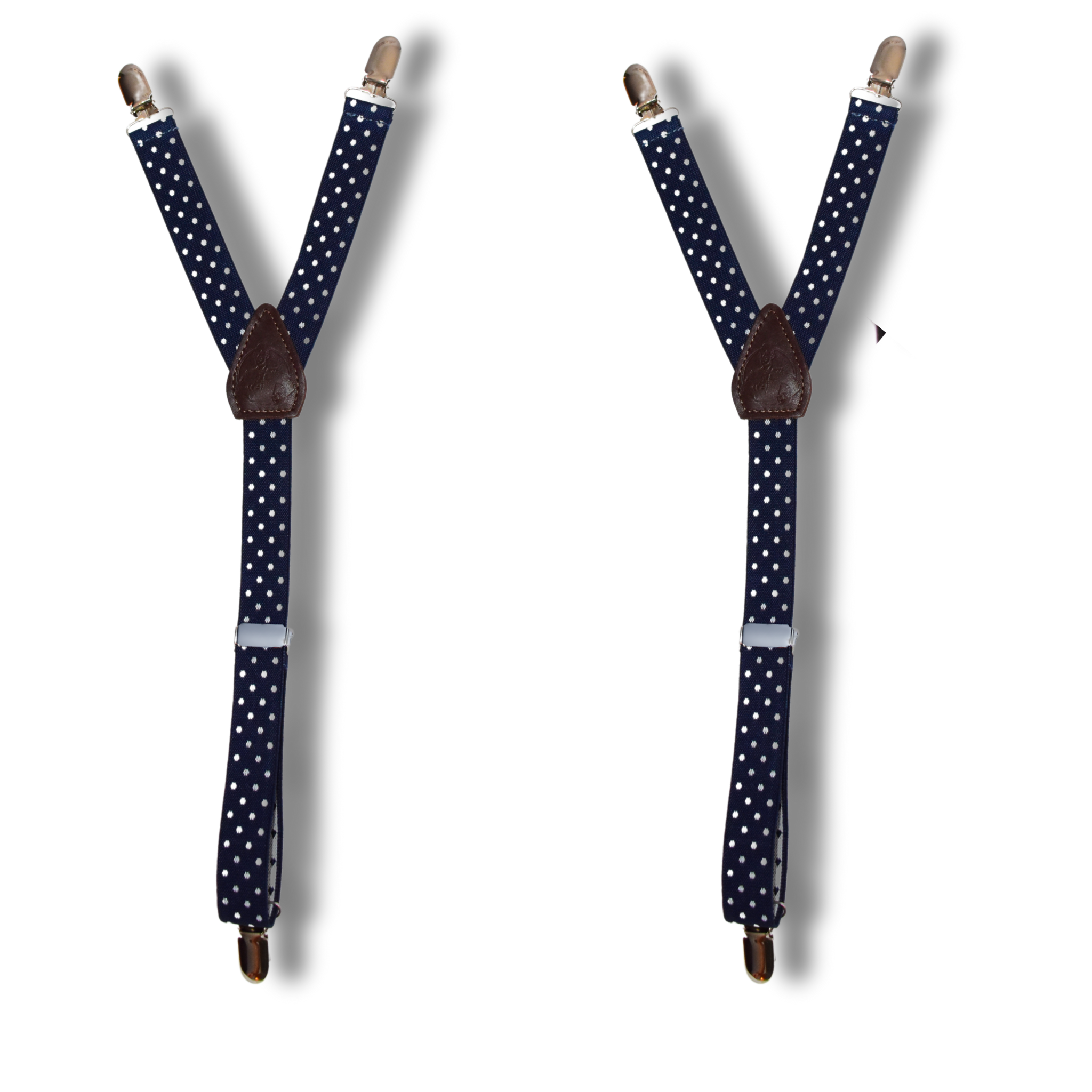 Navy Speck Designer Shirt Stay