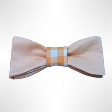 Load image into Gallery viewer, Creamsicle - Orange Gingham Bowtie