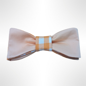 Creamsicle - Orange Gingham Bowtie