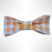 Load image into Gallery viewer, Creamsicle - Orange Gingham Bowtie
