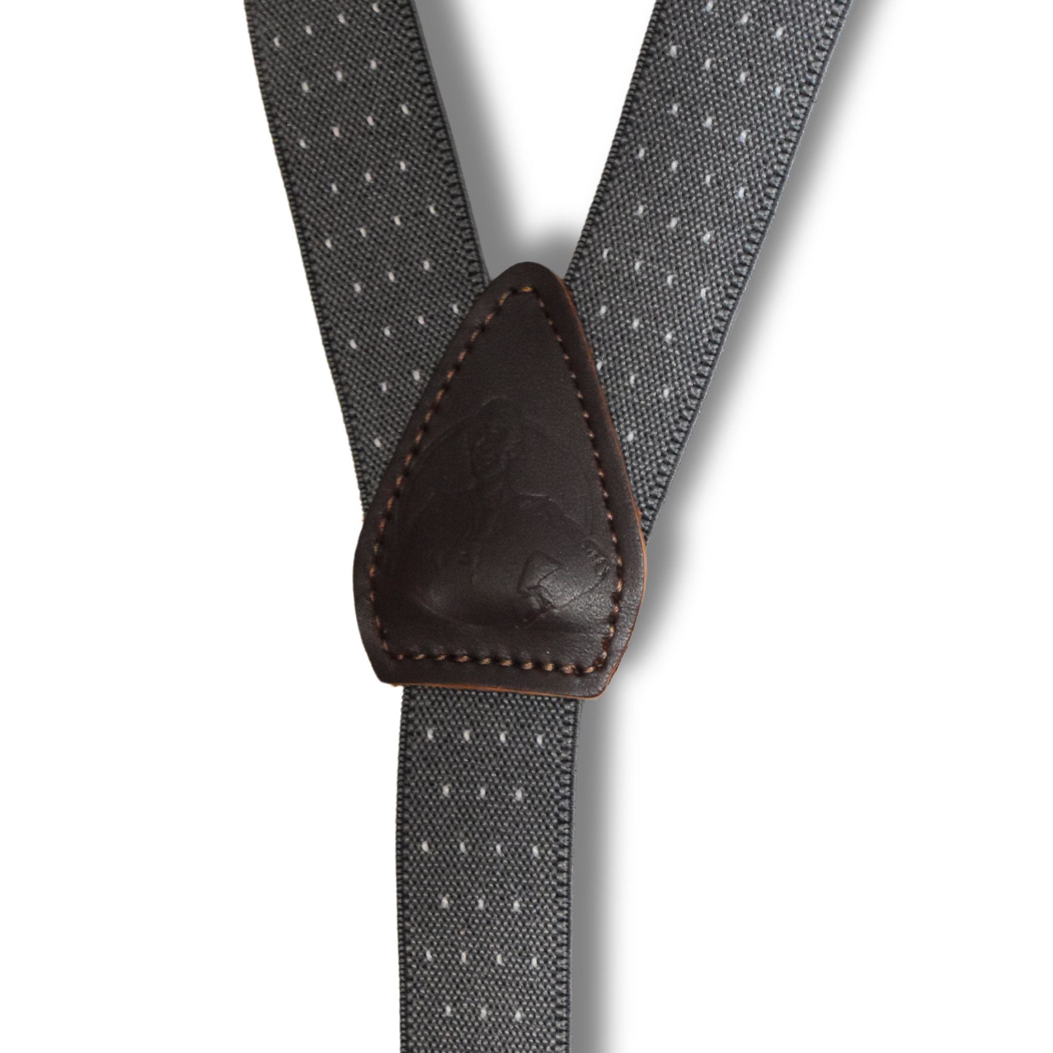 Graphite Pinpoint Designer Shirt Stay