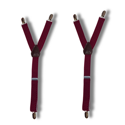 Merlot Pinpoint Designer Shirt Stay