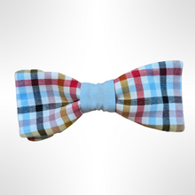 Load image into Gallery viewer, Summer Picnic - Multi-colored Plaid Bow Tie