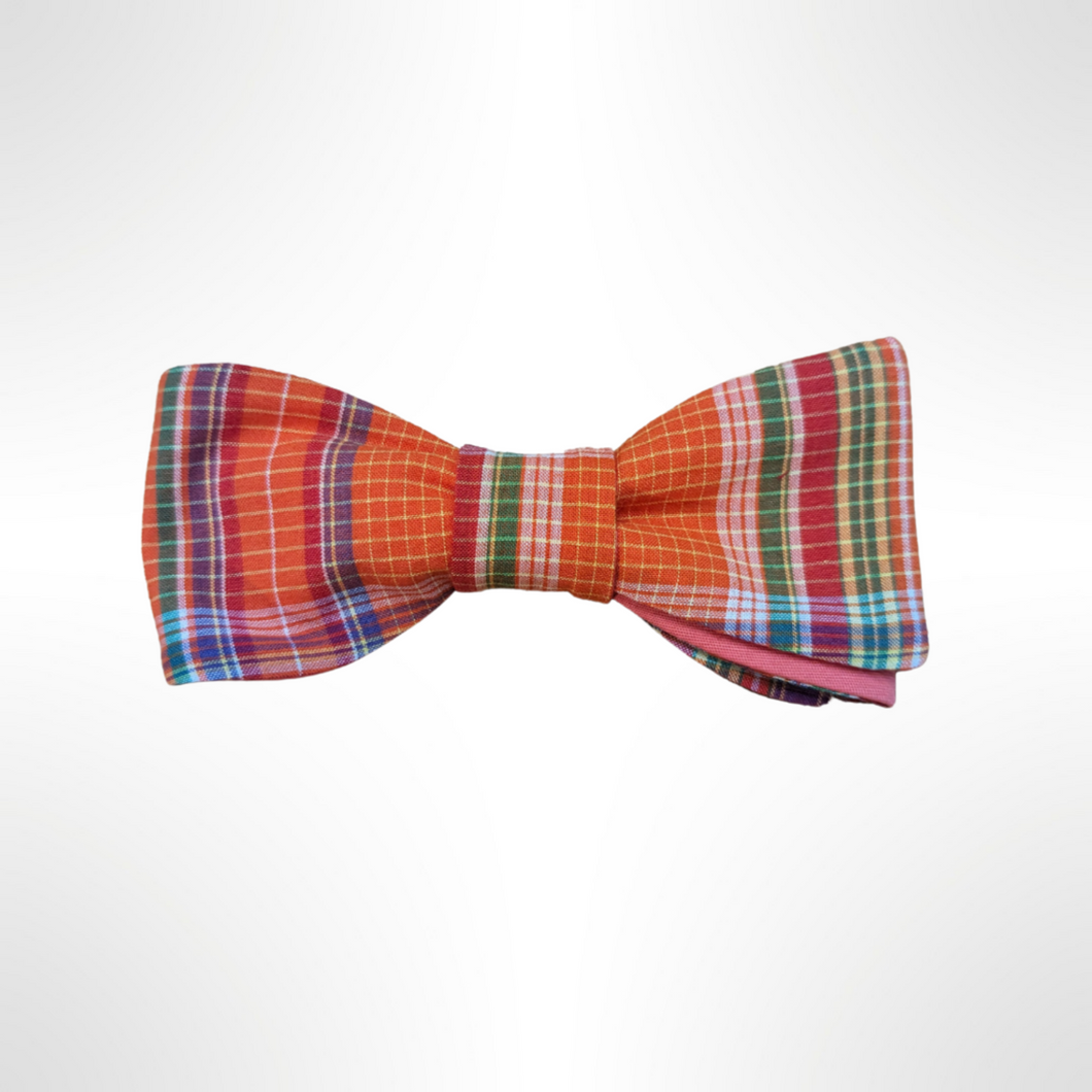 Wildflower - Multicolor Plaid Bow Tie