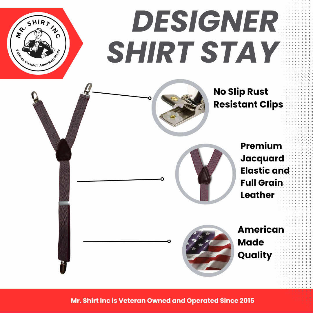 Ruby Weave Designer Shirt Stay