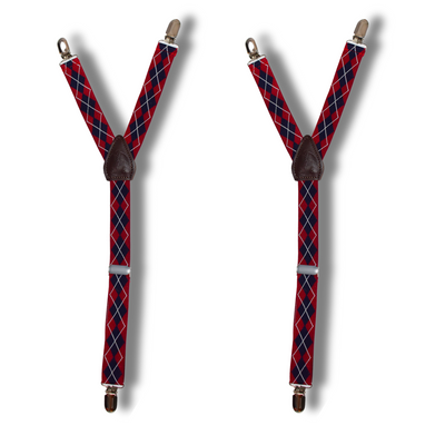 Crimson Check Designer Shirt Stay