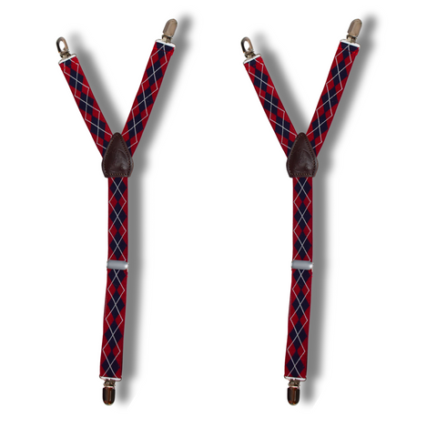 Crimson Check Designer Shirt Stay