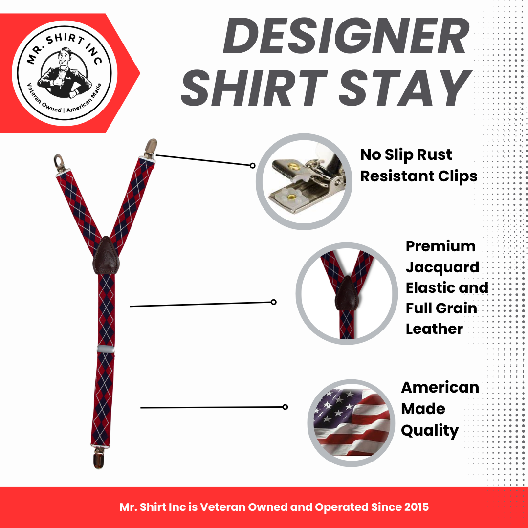 Crimson Check Designer Shirt Stay