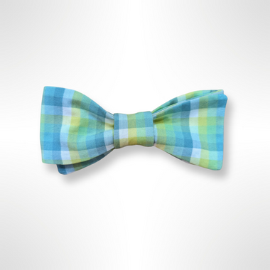 Luck o' the Irish - Green Plaid Bow Tie