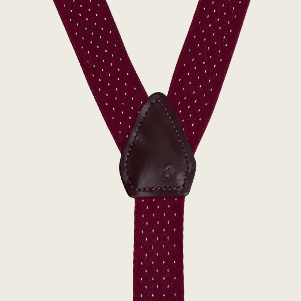 Merlot Pinpoint Designer Shirt Stay