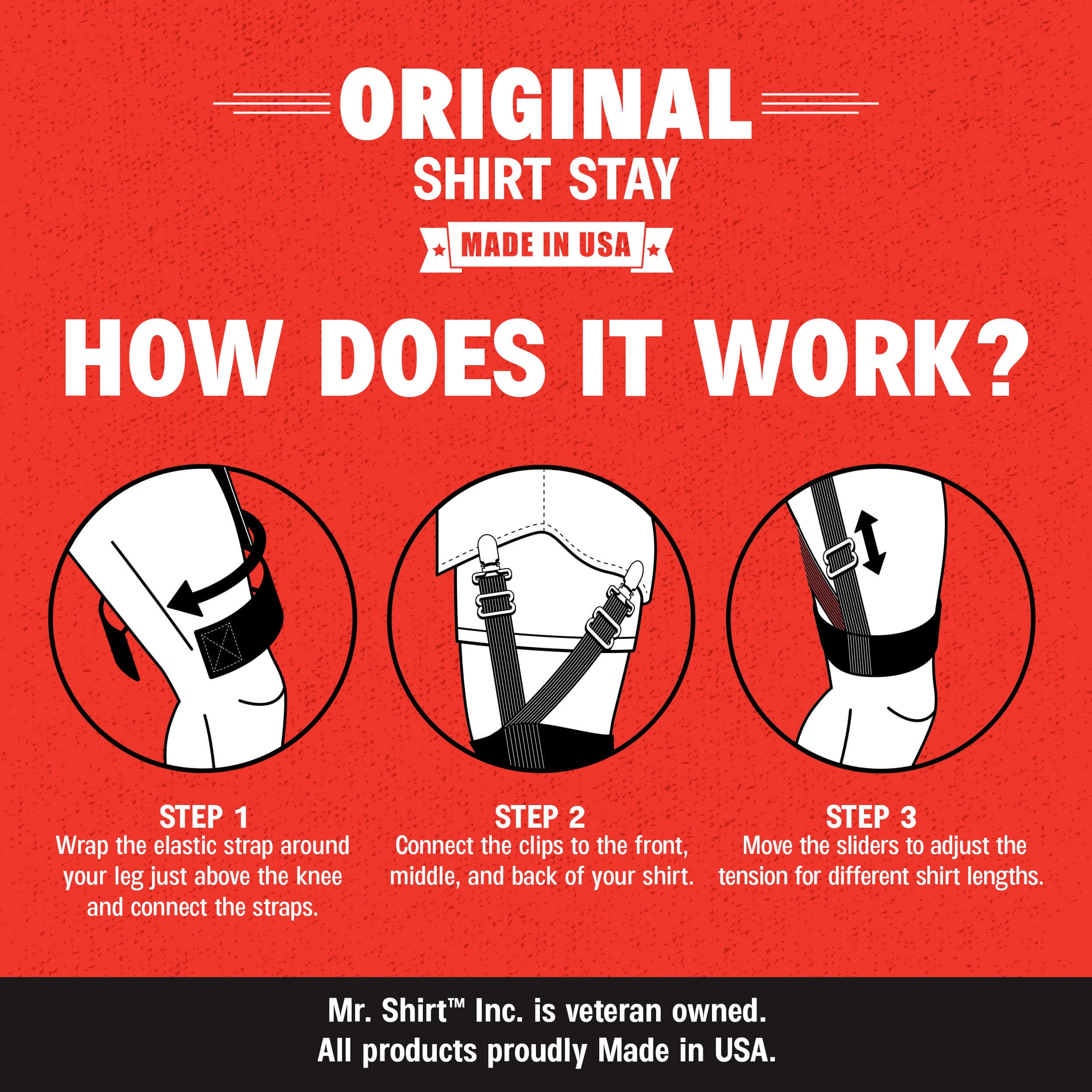 The Mr. Shirt "Original" Shirt Stay